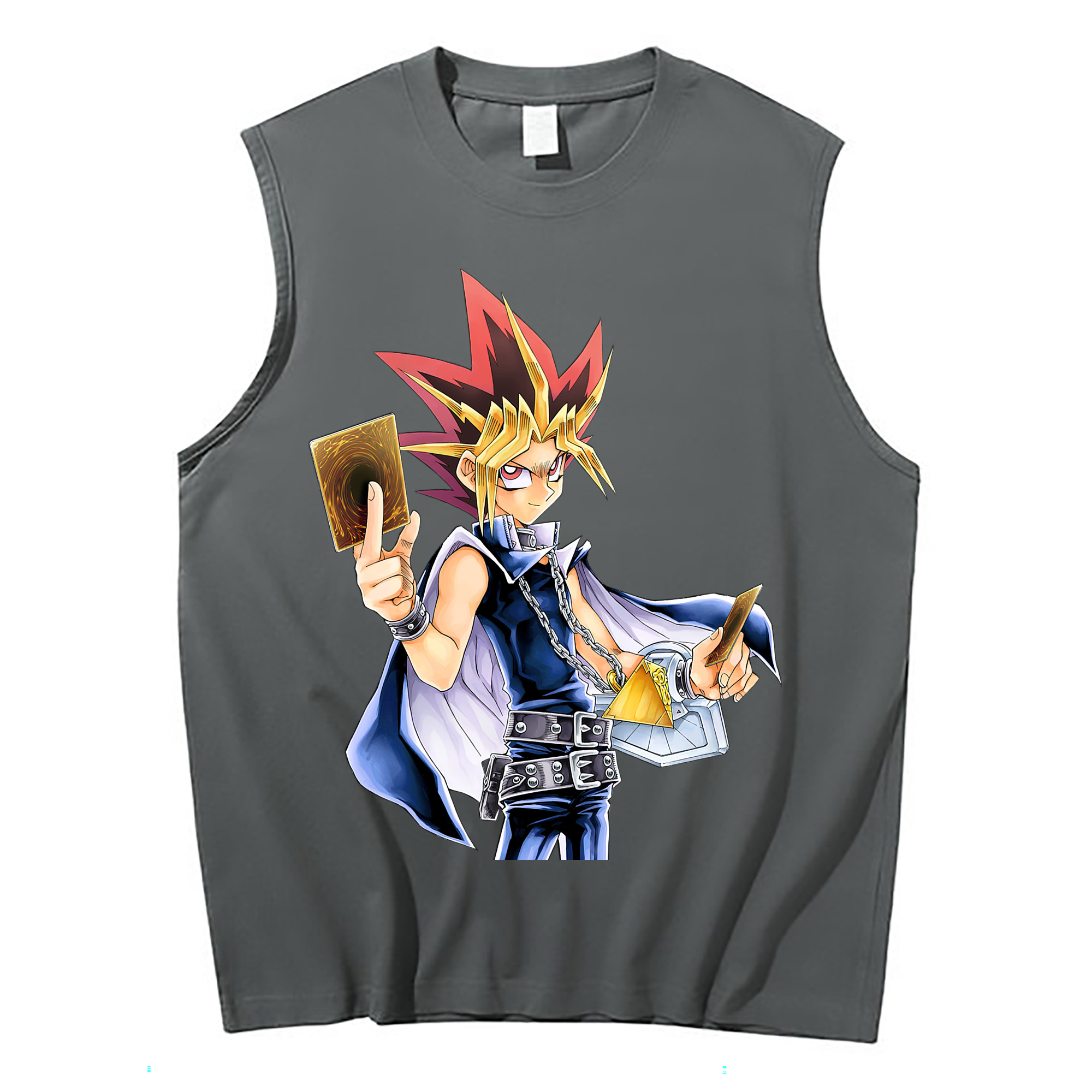 （画像用） 遊☆戯☆王 Yu-Gi-Oh! コットン100％タンクトップ（フロントプリント）